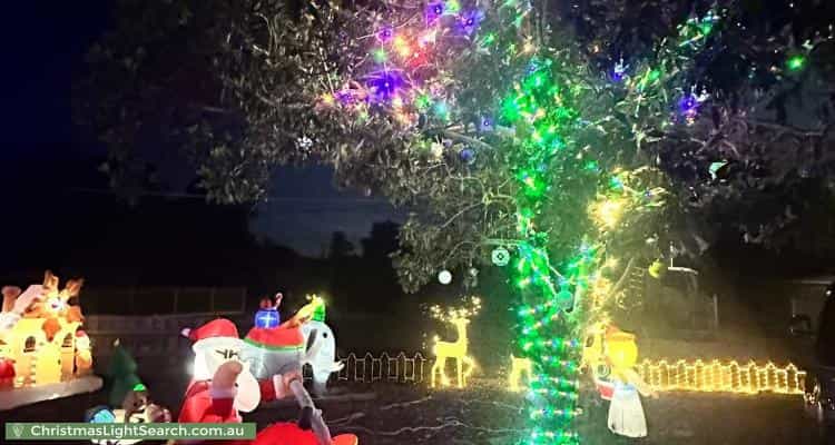 Christmas Light display at 5 Childers Court, Wyndham Vale