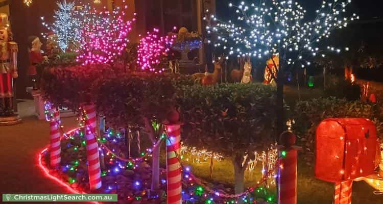 Christmas Light display at 4 Powell Place, Pakenham