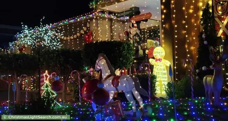 Christmas Light display at 4 Powell Place, Pakenham
