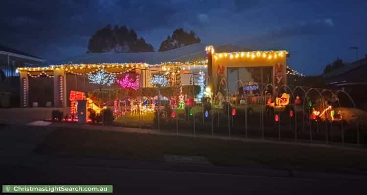 Christmas Light display at 4 Powell Place, Pakenham