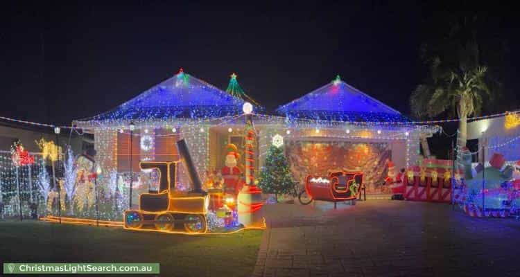 Christmas Light display at 23 Neville Avenue, Russell Vale