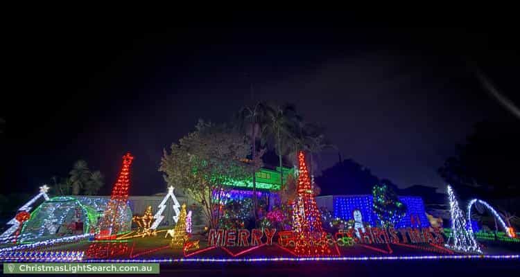 Christmas Light display at 52 Tanbark Circuit, Werrington Downs