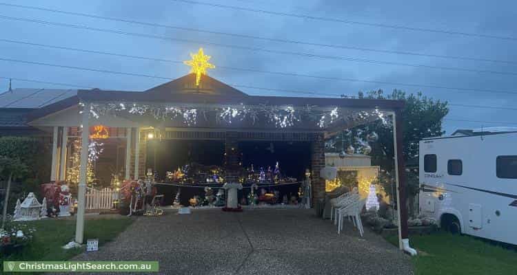 Christmas Light display at 27 Nightingale Crescent, Cameron Park