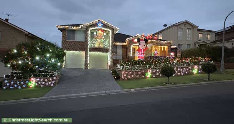 Christmas Light display at  Casablanca Avenue, Beaumont Hills