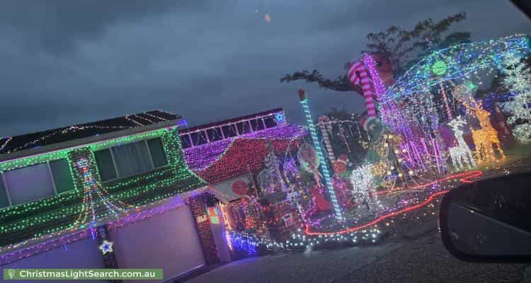 Christmas Light display at 77 O'Connor Circuit, Calwell