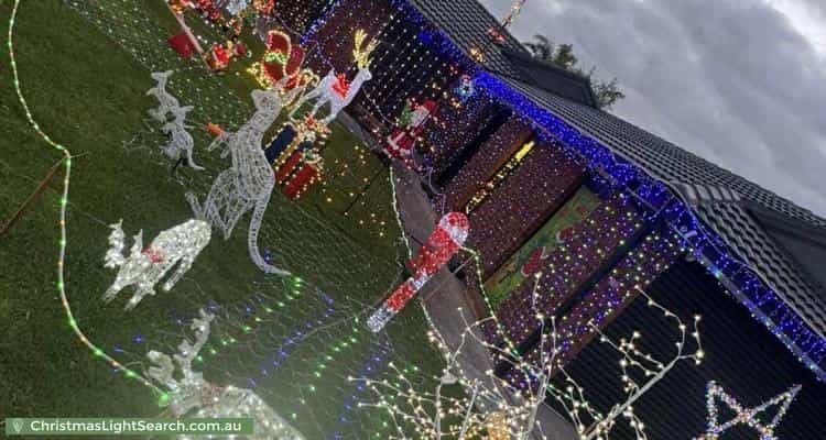 Christmas Light display at 27 Franks Way, Cranbourne North