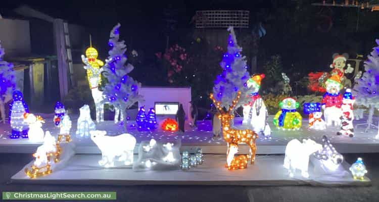 Christmas Light display at 118 Lambert Street, Ravenswood