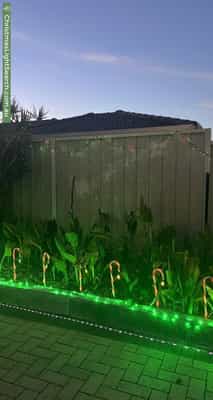 Christmas Light display at 24 Falabella Crescent, Eaton