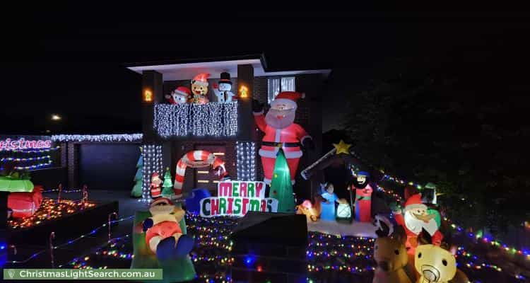 Christmas Light display at 26 Lawson Street, Oakleigh East