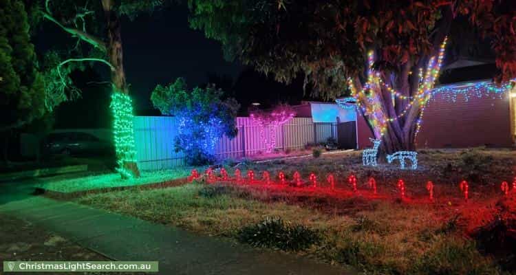 Christmas Light display at 61 Penneys Hill Road, Hackham