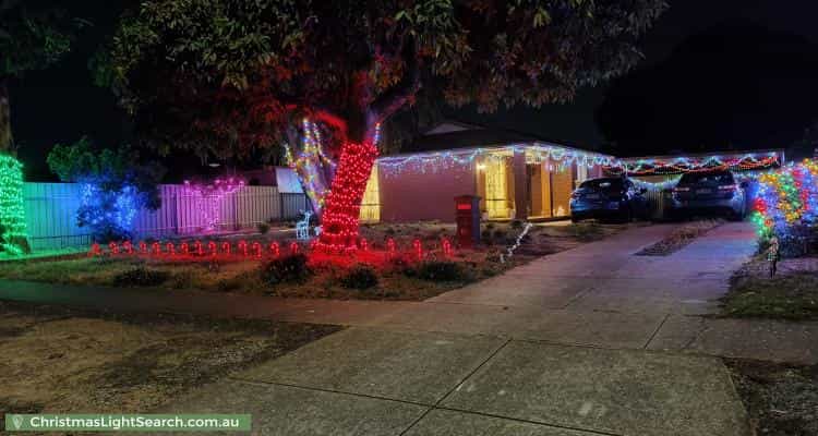 Christmas Light display at 61 Penneys Hill Road, Hackham