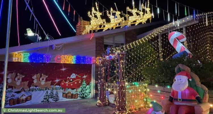 Christmas Light display at 9 Jeanette Close, Saint Helena