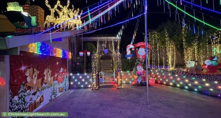 Christmas Light display at 9 Jeanette Close, Saint Helena