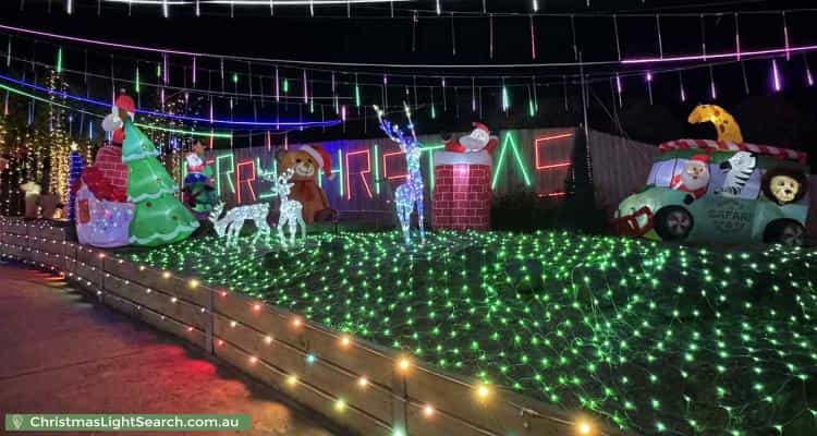 Christmas Light display at 9 Jeanette Close, Saint Helena