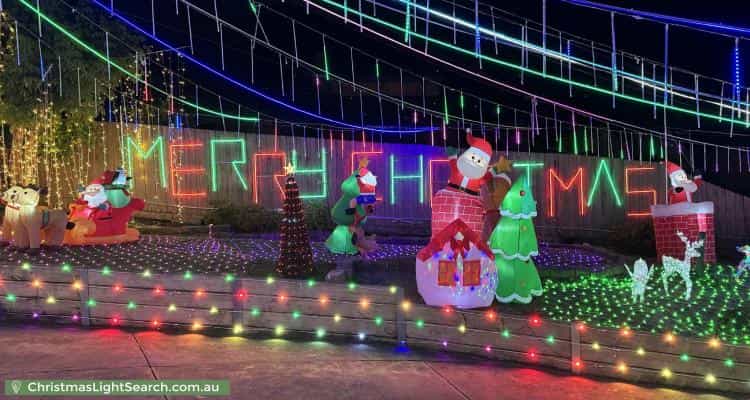 Christmas Light display at 9 Jeanette Close, Saint Helena