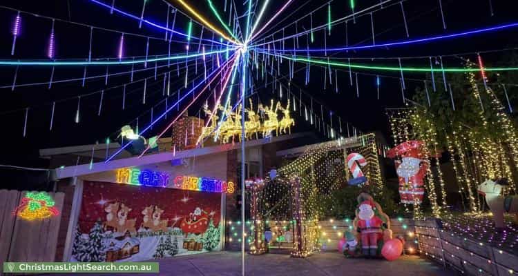 Christmas Light display at 9 Jeanette Close, Saint Helena