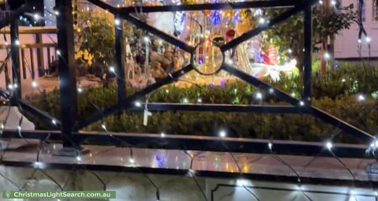 Christmas Light display at  Earl Street, Merrylands