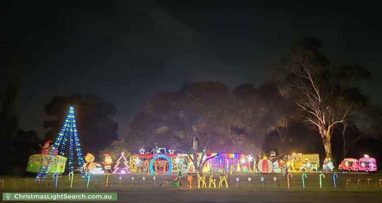 Christmas Light display at 31 Collison Road, Cranbourne East