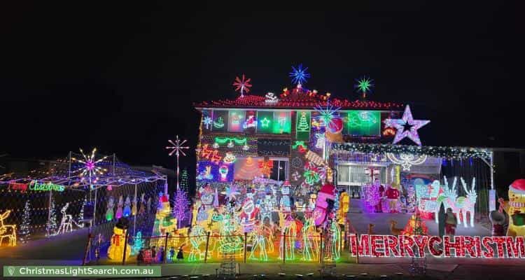 Christmas Light display at  Hull Place, Seven Hills