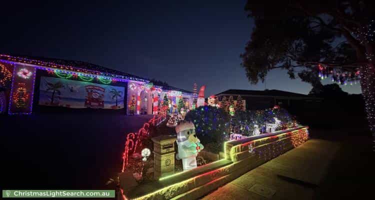 Christmas Light display at 70 Scotsdale Drive, Cranbourne East