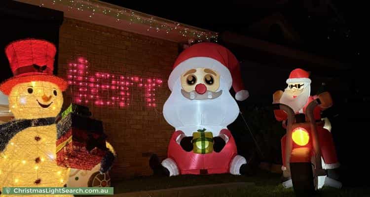 Christmas Light display at 1 Gregory Close, Endeavour Hills