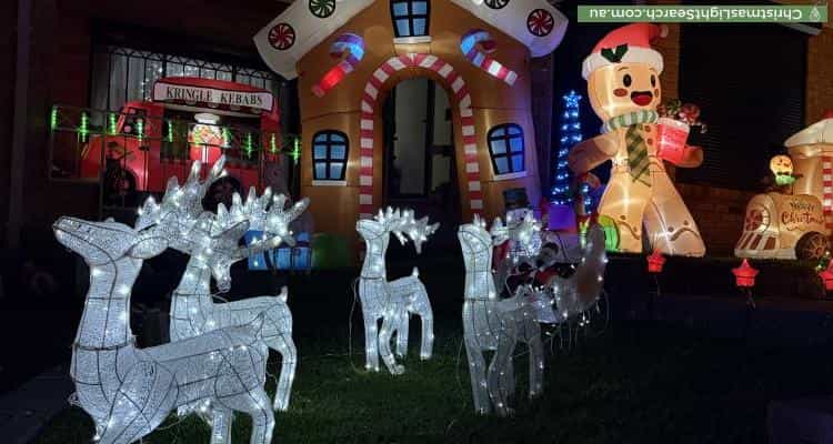 Christmas Light display at 1 Gregory Close, Endeavour Hills
