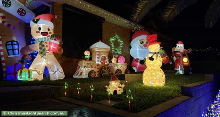 Christmas Light display at 1 Gregory Close, Endeavour Hills