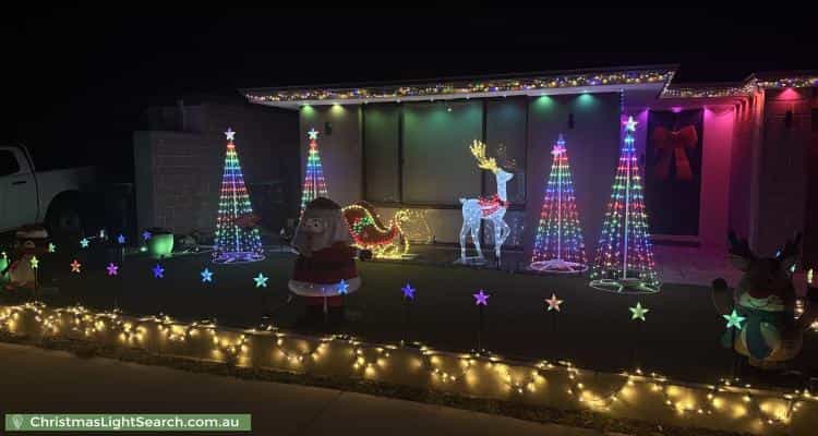 Christmas Light display at 38 Brilliance Avenue, Eglinton