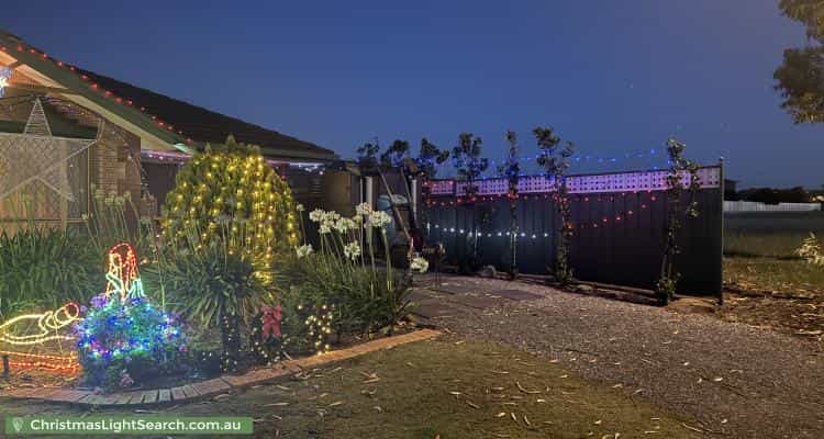 Christmas Light display at 14 Nicola court, Salisbury downs