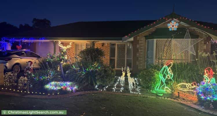 Christmas Light display at 14 Nicola court, Salisbury downs