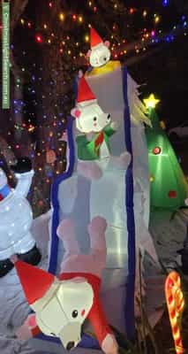 Christmas Light display at 21 McKinley Circuit, Calwell
