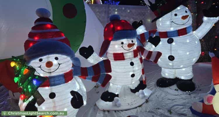 Christmas Light display at 21 McKinley Circuit, Calwell