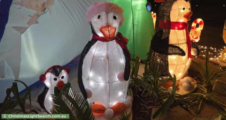 Christmas Light display at 21 McKinley Circuit, Calwell