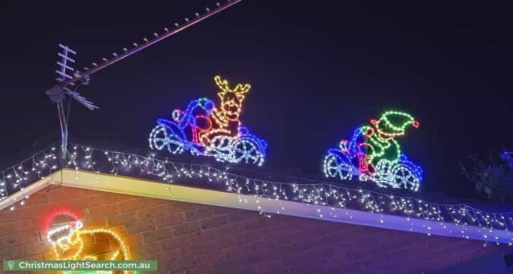 Christmas Light display at 21 McKinley Circuit, Calwell