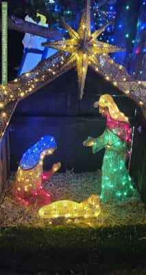 Christmas Light display at 21 McKinley Circuit, Calwell