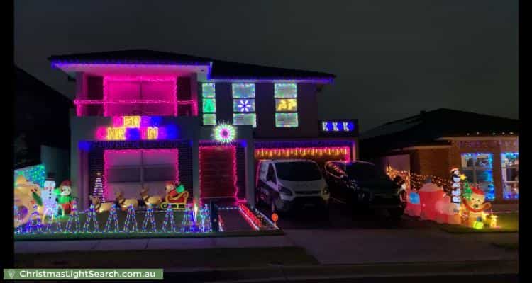 Christmas Light display at 96 Diamond Hill Circuit, Edmondson Park