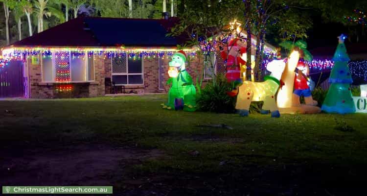 Christmas Light display at 18 Koala Crescent, Lake Macdonald