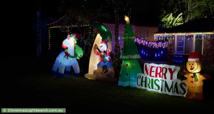 Christmas Light display at 18 Koala Crescent, Lake Macdonald