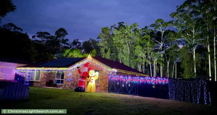 Christmas Light display at 18 Koala Crescent, Lake Macdonald