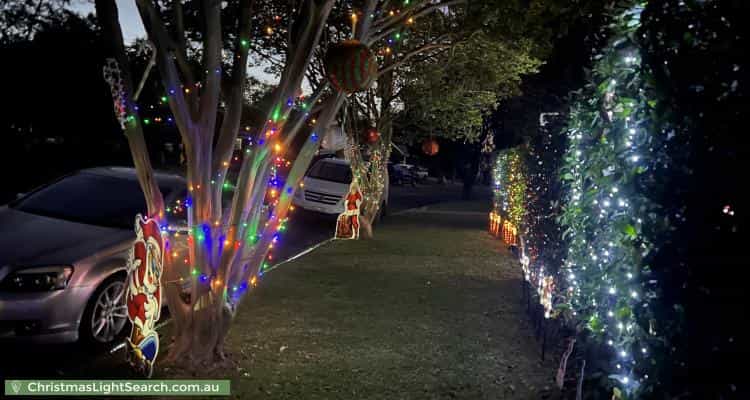 Christmas Light display at 79 Luttrell Street, Hobartville