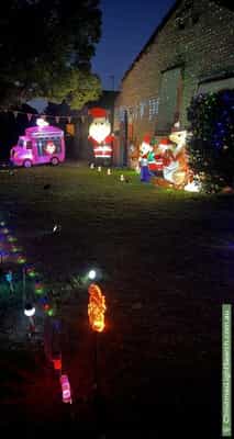 Christmas Light display at 79 Luttrell Street, Hobartville