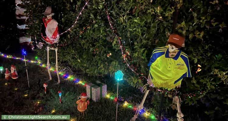 Christmas Light display at 79 Luttrell Street, Hobartville