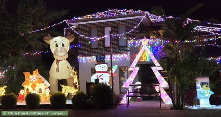 Christmas Light display at 16 Carrington Drive, Pakenham