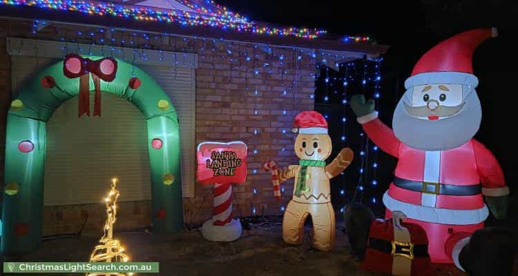 Christmas Light display at 5 Huxtable Terrace, Baldivis