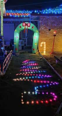 Christmas Light display at 5 Huxtable Terrace, Baldivis