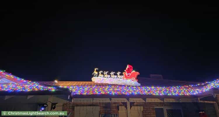 Christmas Light display at 5 Huxtable Terrace, Baldivis