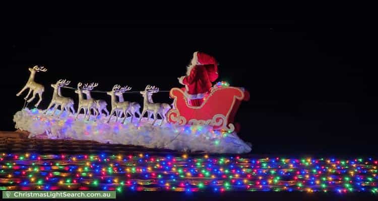 Christmas Light display at 5 Huxtable Terrace, Baldivis