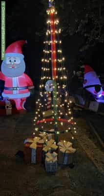 Christmas Light display at 5 Huxtable Terrace, Baldivis