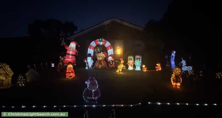 Christmas Light display at 12 Mudford Street, Sunshine West