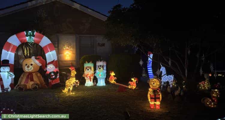 Christmas Light display at 12 Mudford Street, Sunshine West